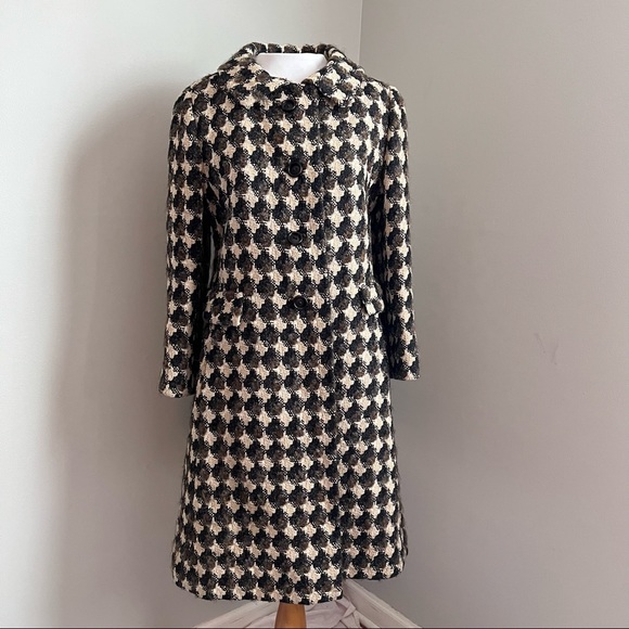 Rare Vintage 1950’s Abercrombie & Fitch tweed wool silk overcoat - Picture 11 of 16